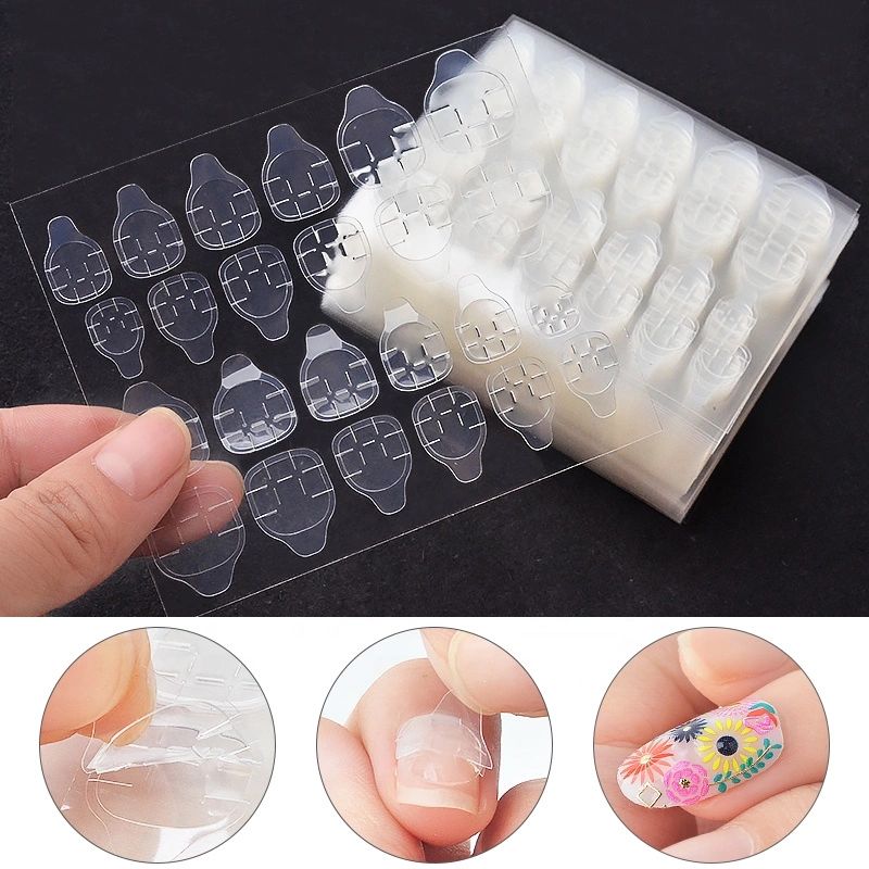 Nail Art 24pcs Sheet Adhesive Nail Glue Tabs AK01