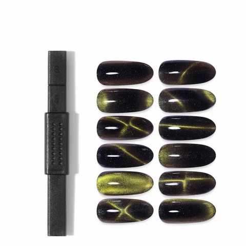 Nail Art Multifunctional Double Head Strong Nail Cat Eye Gel Polish Powerful Magnet Tool