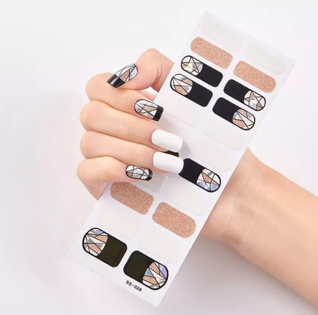 24 Tips per sheet Finger Nail stickers