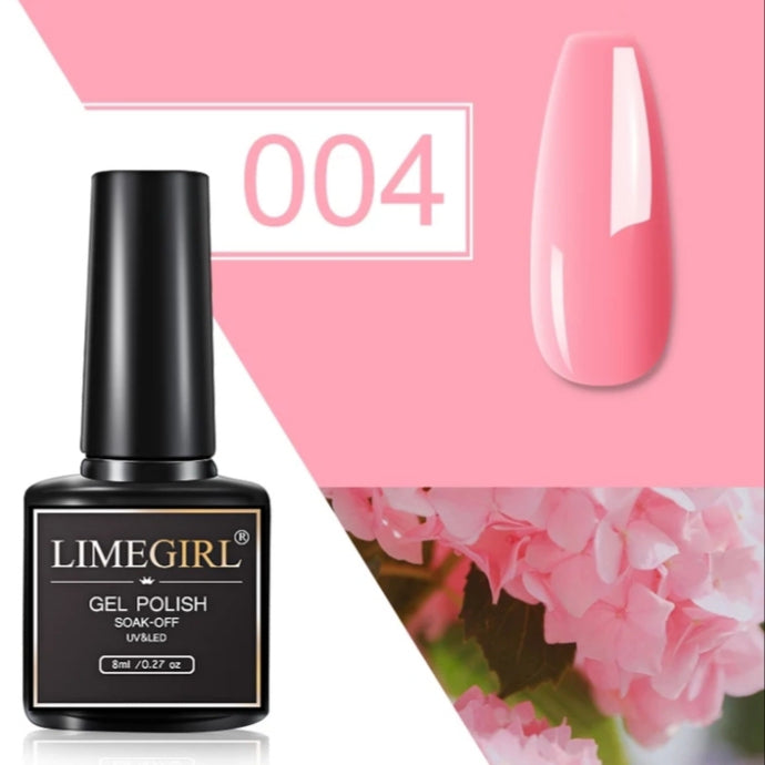 Limegirl 8ml Nail Art Gel Polish Soak- Off UV & LED Nail Paint