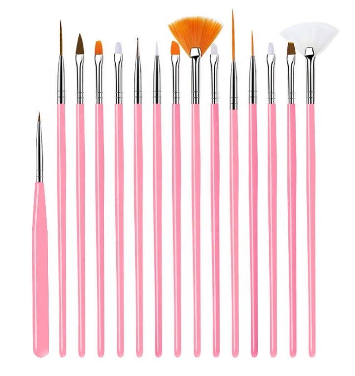 15pcs Nail Art Brushes Set