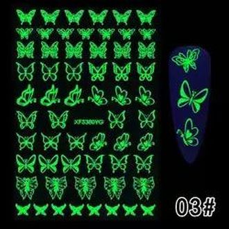 Fluorescent Nail Stickers