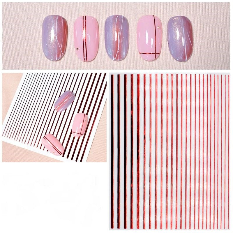 25pcs Nail Art Striping Tape DIY Tool Nail Decoration