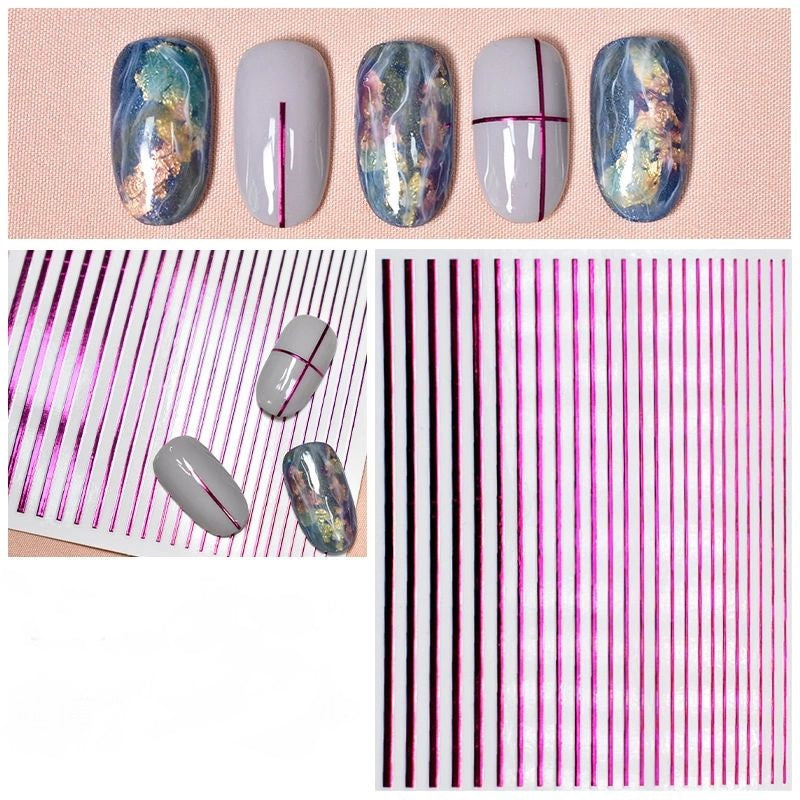 25pcs Nail Art Striping Tape DIY Tool Nail Decoration