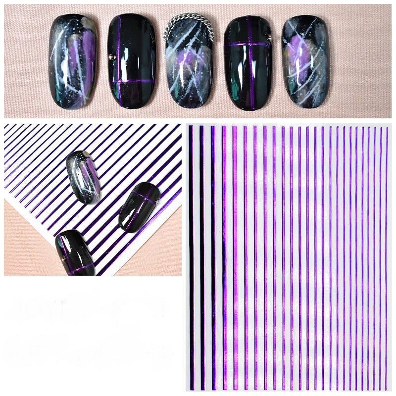 25pcs Nail Art Striping Tape DIY Tool Nail Decoration