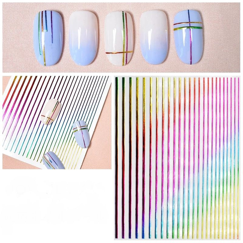 25pcs Nail Art Striping Tape DIY Tool Nail Decoration