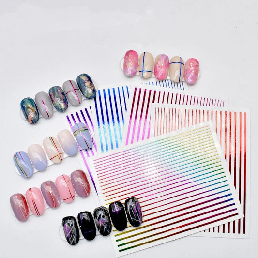 25pcs Nail Art Striping Tape DIY Tool Nail Decoration