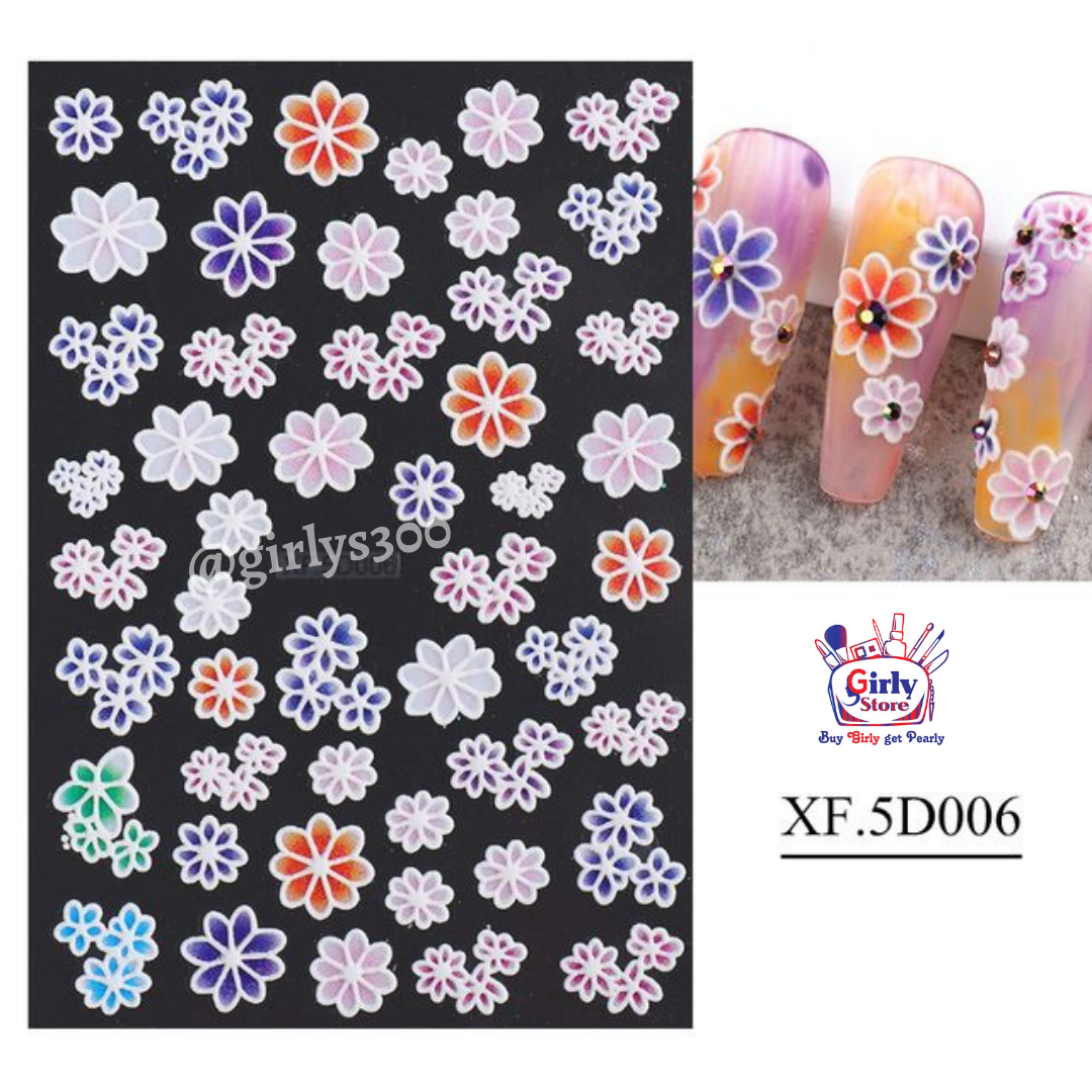 XF FD Series Nail Stickers