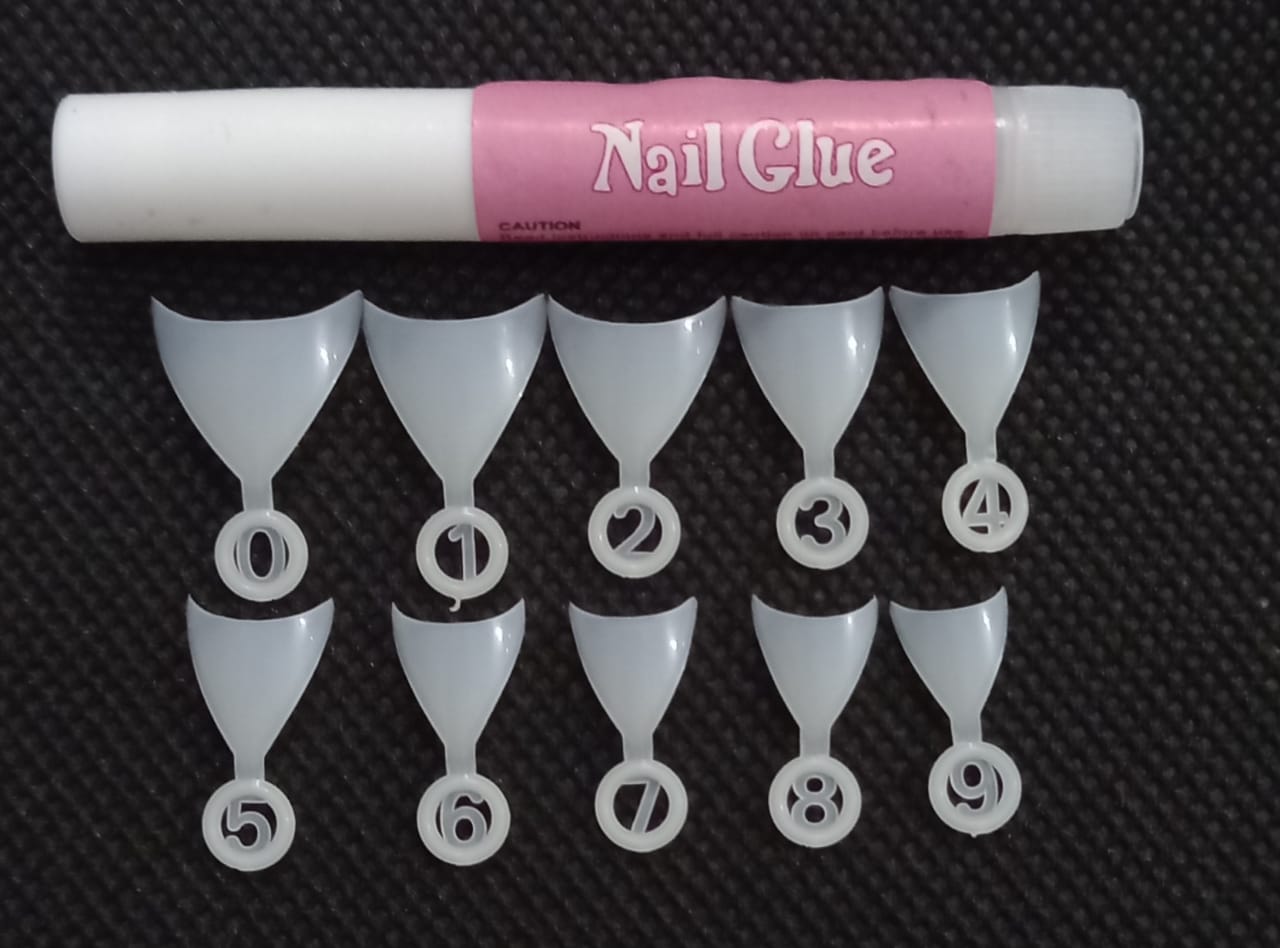 50pcs 10sizes High Quality Professional Saloon Quality Nails 18CK