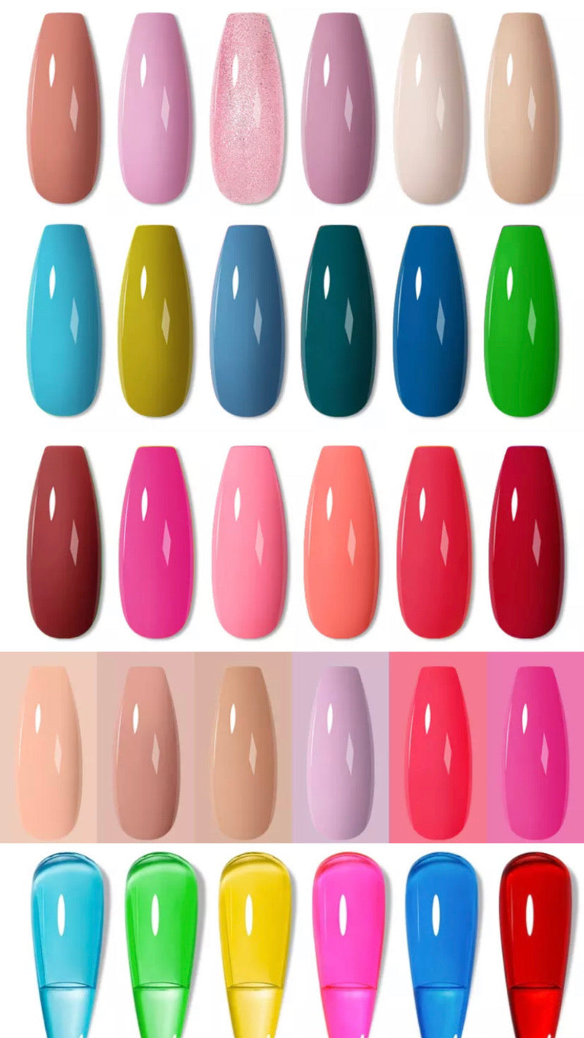 Available Gel Colors