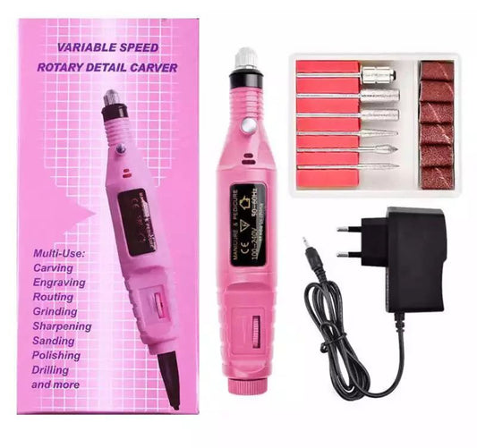 Professional Electric Nail Drill Machine Manicure Pedicure Drill set with bits