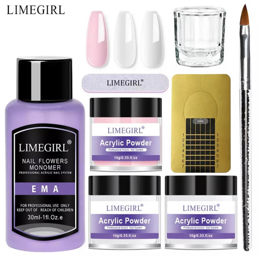 LimeGirl 8pcs set Acrylic Kit