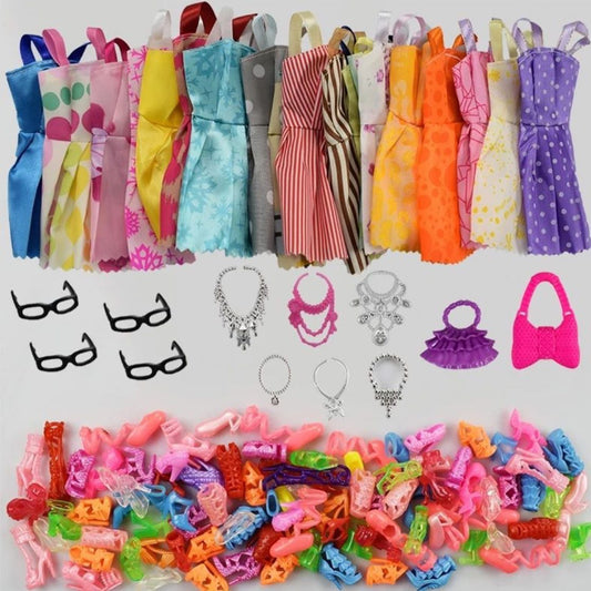 32pcs set Doll Accessories gift toys for kids barbie doll